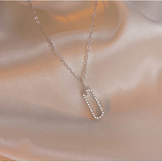 Elegante collar de plata de ley S925 y oro de 14 quilates para mujer - Terzo stile