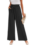 Pantalones de pierna ancha para mujer con bolsillos - Terzo stile