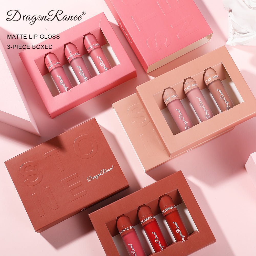 Set de 3 Brillos Labiales Mate - No se pega al vaso - Terzo stile